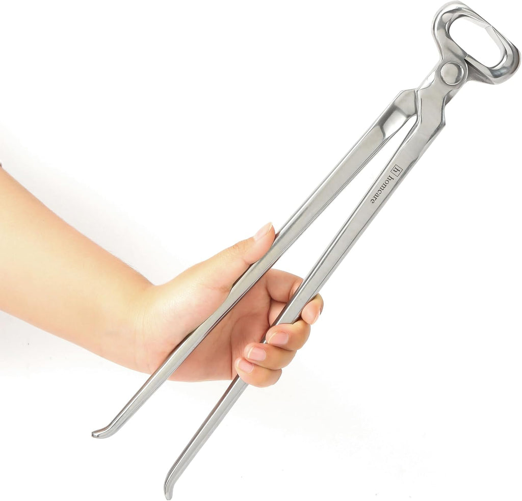 14 Inch Farrier Hoof Nipper, Heavy Duty Chrome Vanadium Steel Hoof Trimmer with High Leverage & Ergonomic Grip for