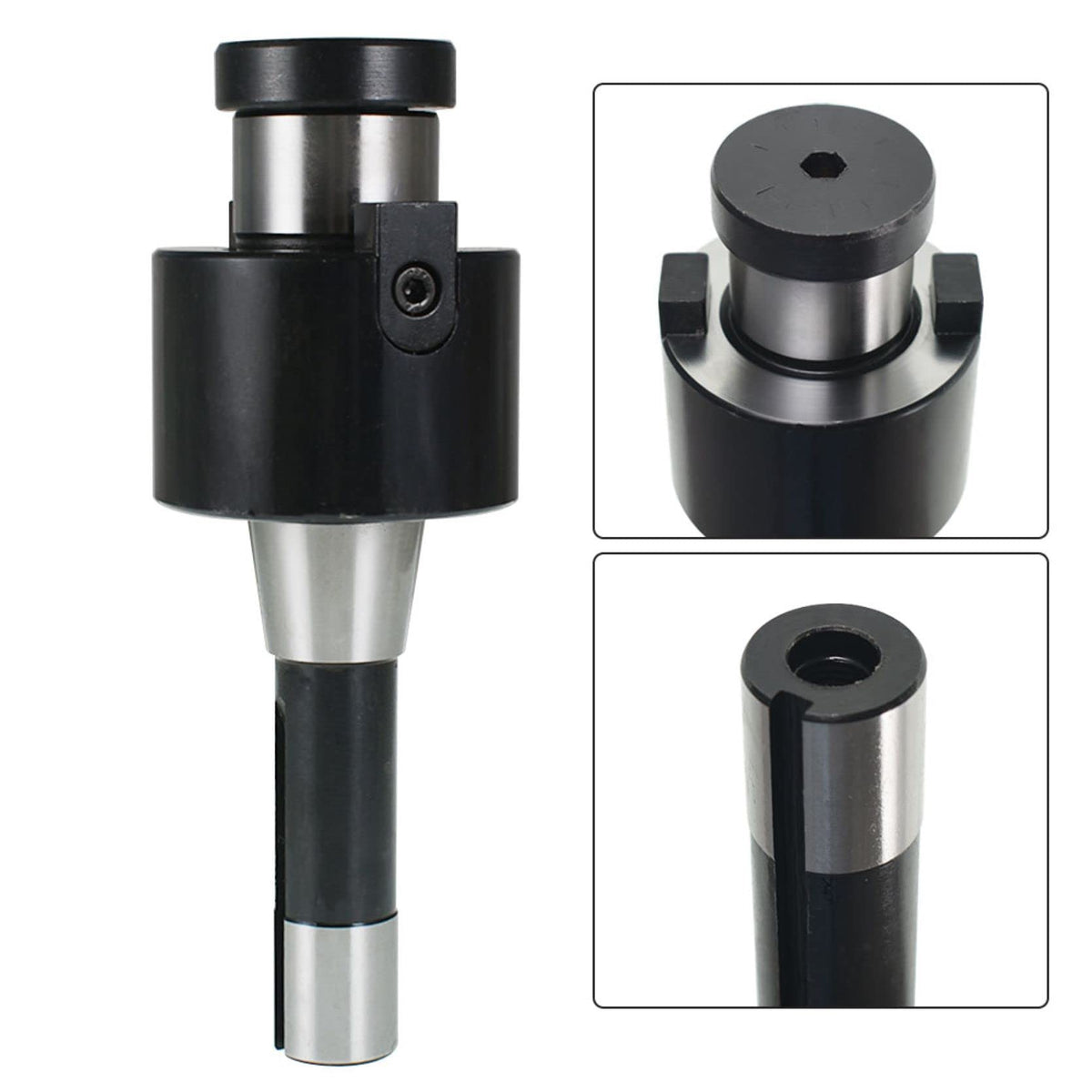TINVHY 1-1/2In R8 Shank Shell Mill Arbor Adapter Shank Face End Mill Cutter