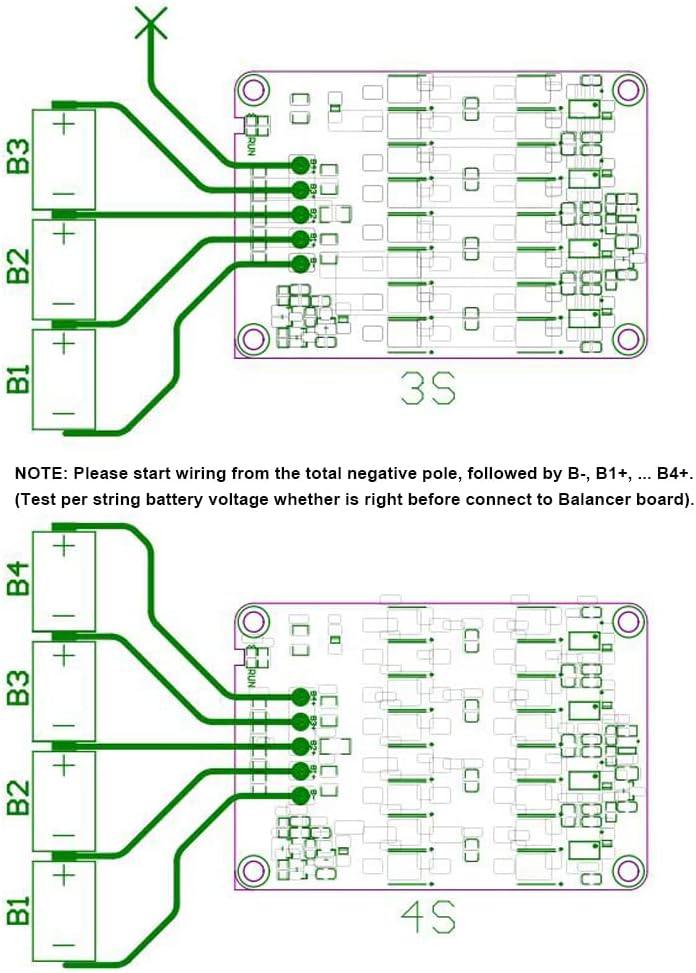 3S 4S 12V 5A Battery Active Equalizer Lipo Li-ion LFP LiFePO4 BMS Balancer | Energy Transfer Board, Faster Whole