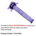 ZLiT Vacuum Filter for Dyson V8 FOCUS Mattress Robot Vacuum Cleaner Front Rear Replacement Filter Kit (front filter)