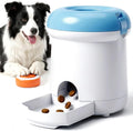 Automatic Dog Treat Dispenser, Button-Activated Interactive Dog Toy