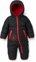 Toddler Snow Suit - Fleece Lined Baby Snowsuit, Fold-Over Cuffs | Soft-touch insulation, polar fleece inner lining