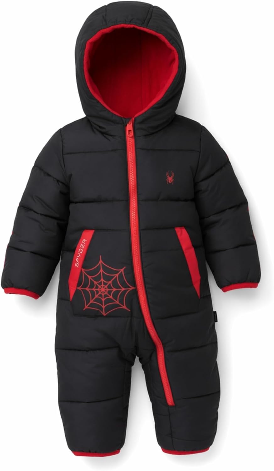 Toddler Snow Suit - Fleece Lined Baby Snowsuit, Fold-Over Cuffs | Soft-touch insulation, polar fleece inner lining