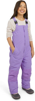 Unisex Kids Squall Waterproof Adjustable Insulated Iron Knee Snow Bib Overalls