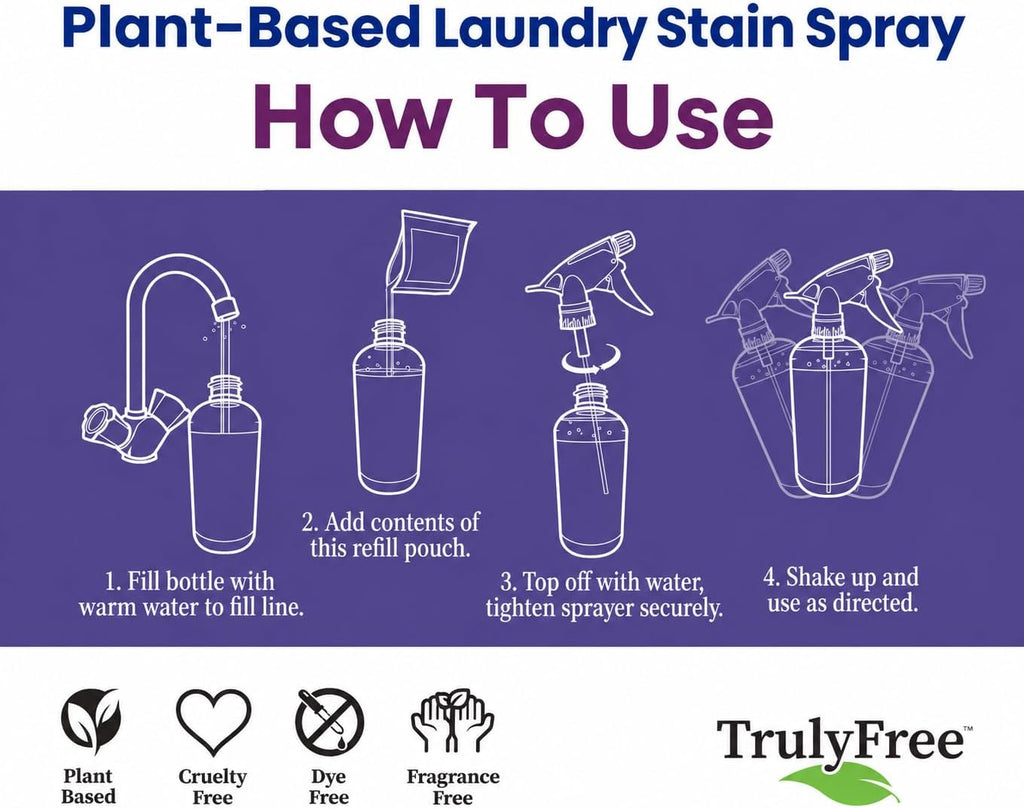 Laundry Stain Remover Spray - 16oz + 1 Fill, 3oz