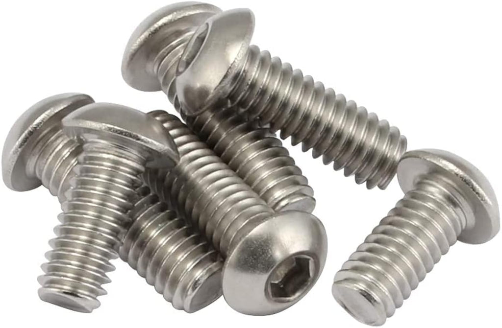 1/4-20 x 1/2" Button Head Socket Cap Screws, 50 PCS
