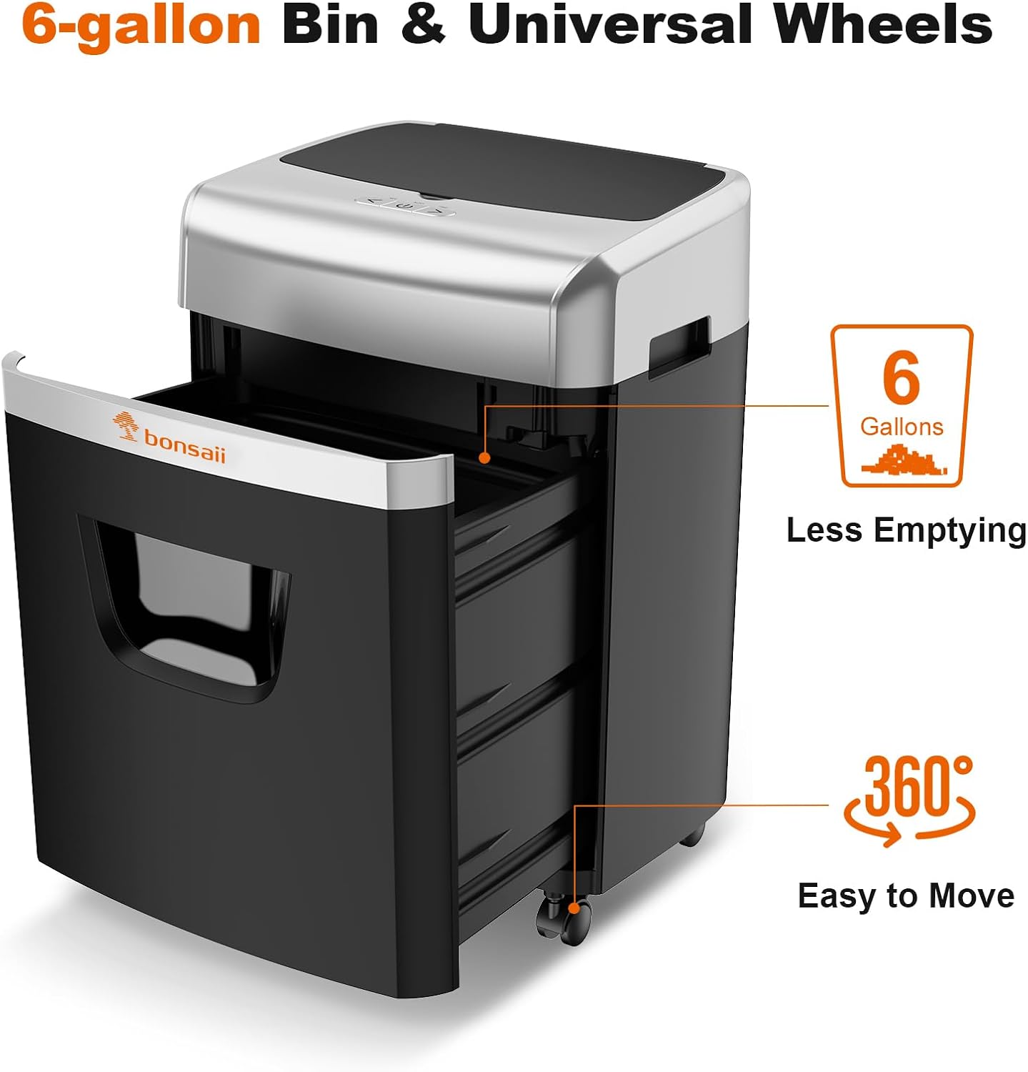 120-Sheet Autofeed Micro-Cut 30-Min Run Heavy Duty Paper Shredder | P-4 Security Level, Jam-Proof, 62dB Ultra-quiet