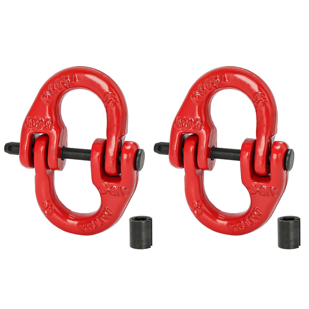 Lechansen G80 Safety Chain Connector Link, 1/2" Hammerlock Coupling Link