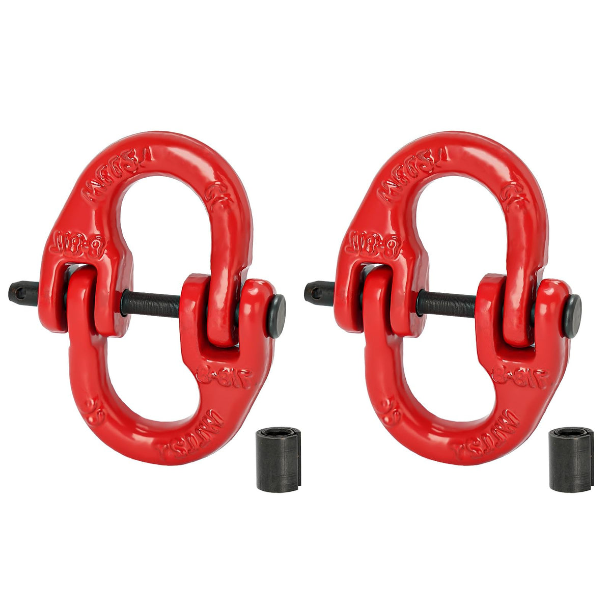 Lechansen G80 Safety Chain Connector Link, 1/2" Hammerlock Coupling Link