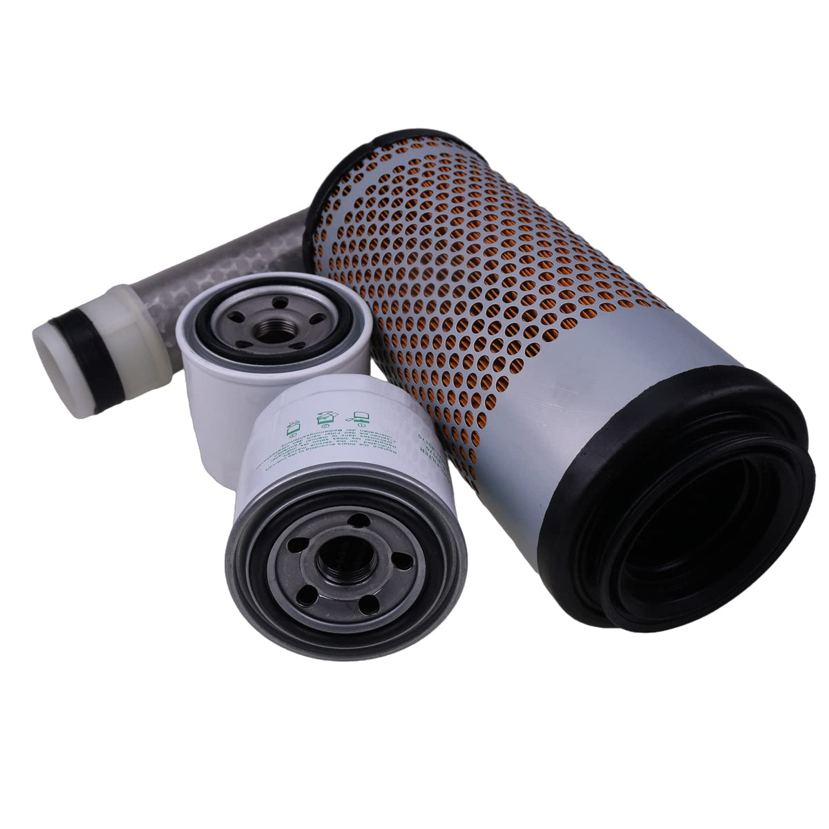 Solarhome New Service Filter Kit Compatible with Kubota Excavator U35-4 with D1703M Engine
