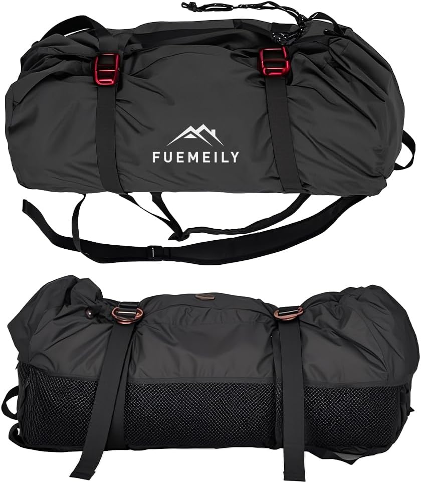 Rock Climbing Rope Bag, Foldable, Adjustable Straps
