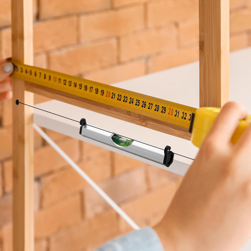 12 Pcs Aluminum String Line Level, 3 in Hanging Bubble String Line Level, Mini Leveler Levels Measuring Layout Tools