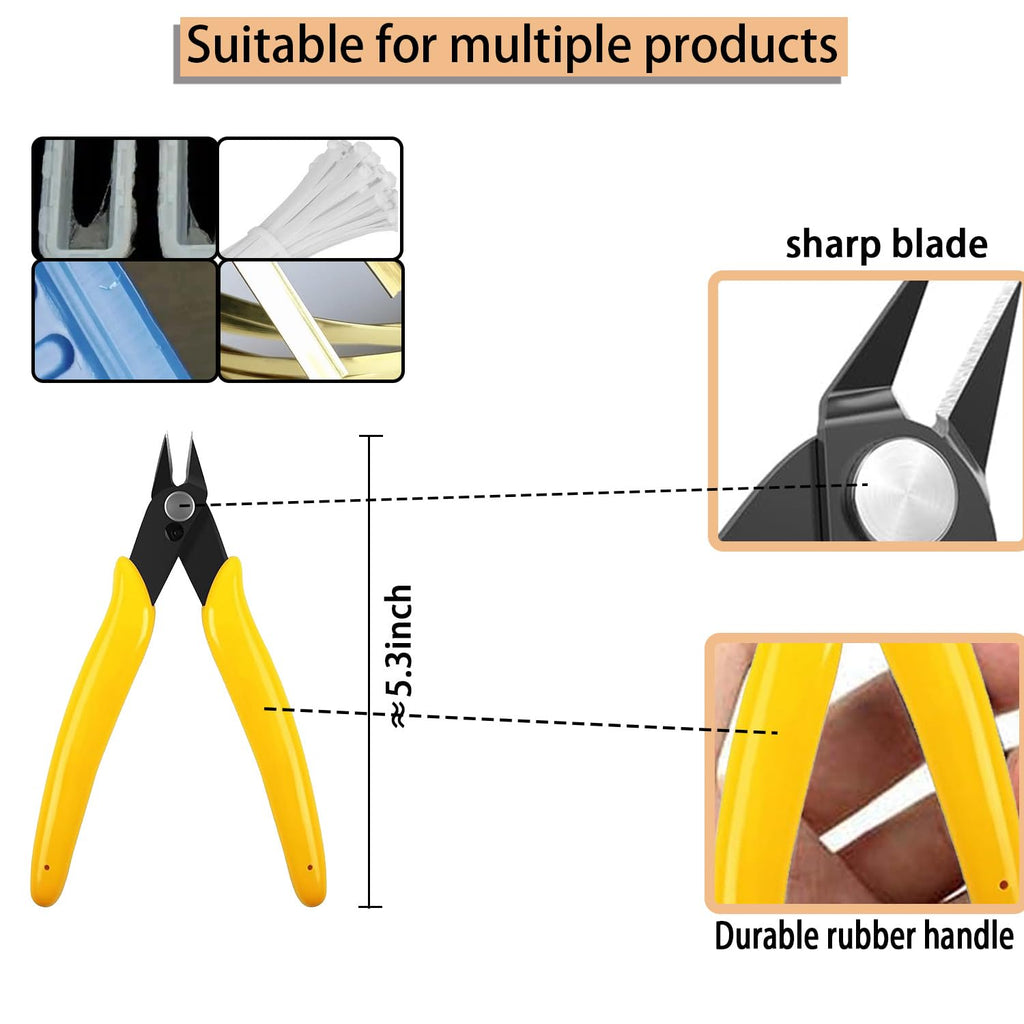 Deburring Tool for 3D Printer,25pcs,12pc Multiuse Blades Removing Burr,10 Pcs Needle File,Micro Wire Cutter for 3D Print, Plastic Models,Wire Brush