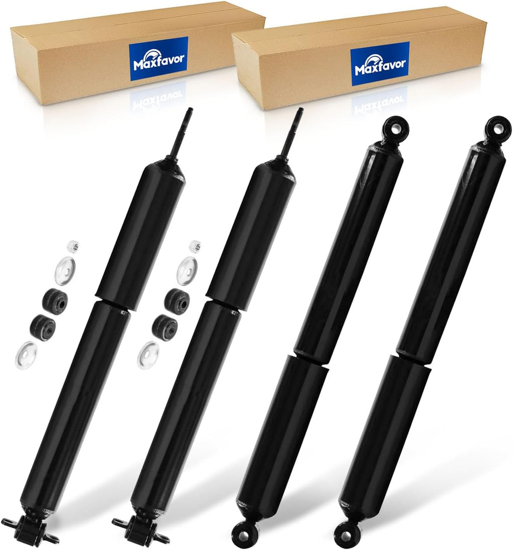 Maxfavor Front & Rear Shocks Struts Fit for Jeep Grand Cherokee 1999-2004