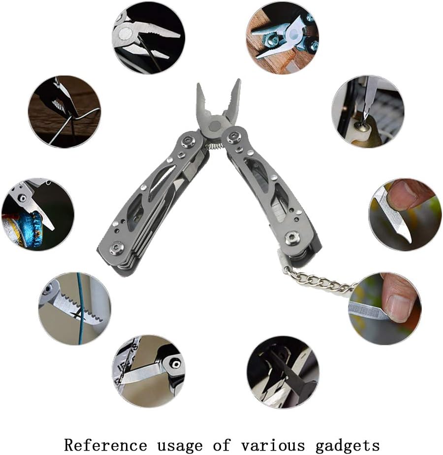 Mini Multitool Outdoor Small Pliers,Pocket Multitool Mini Pliers With Knife,Smart Plier,Bottle Opener,Double-sided