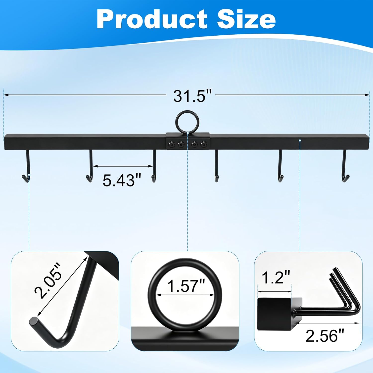 Steel Chain Link Fence Stretcher with 6 Thicken Hook