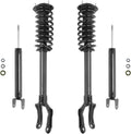 COMPLETESTRUTS - Front Complete Strut Assemblies with Coil Springs and Rear Shock Absorbers Replacement for 2011-2015 Jeep Grand Cherokee V6 - Set of 4