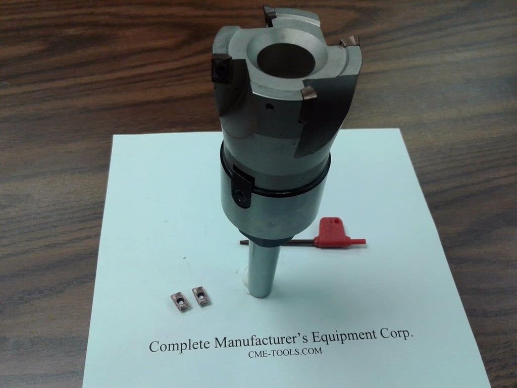 2" 90 degree indexable face mill, shell mill, MT2 arbor, Sandvik #506-SDVK-2