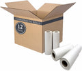Medical Exam Table Paper, 18 in. x 125 ft. [12 Rolls] - Premium Crepe White Paper Roll - Disposable Table Sheet Cover