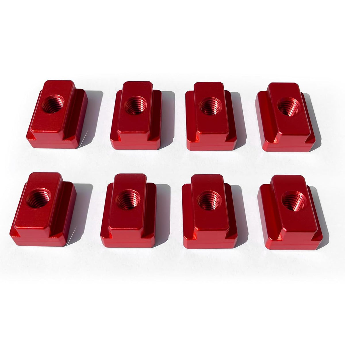 T-Slot Nut 5/8 Inch Red Oxide Finish 1/2"-13 Threads,8 Pcs Set