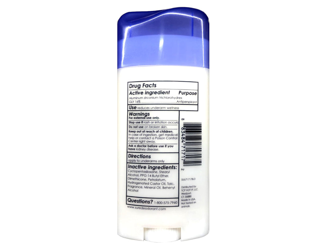 Deodorant 2.6oz Invisible Solid Unscented (Pack of 3)