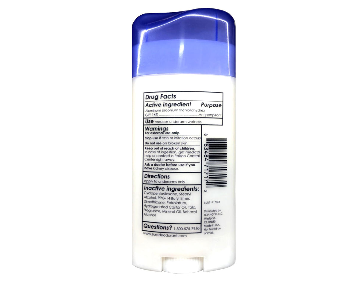 Deodorant 2.6oz Invisible Solid Unscented (Pack of 3)