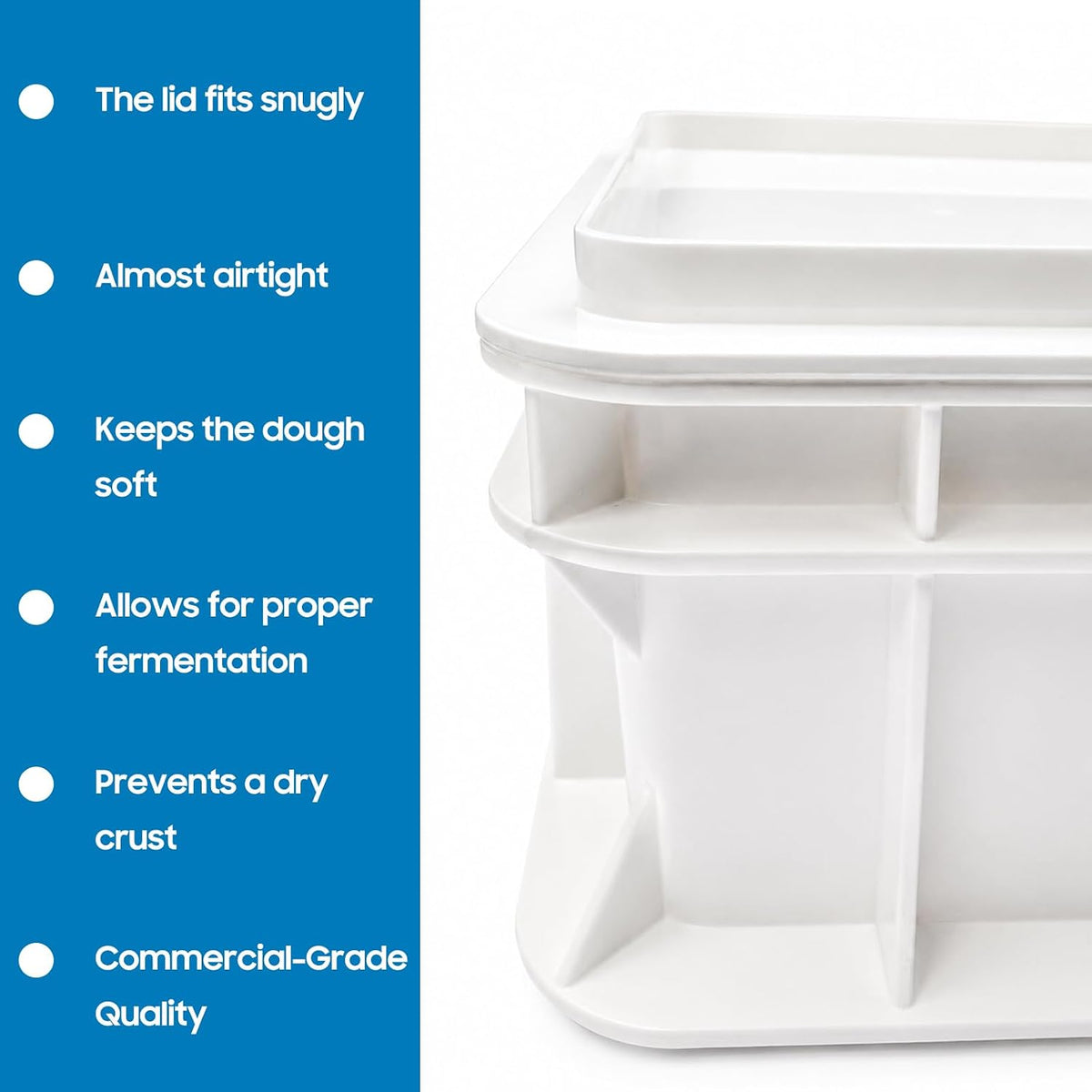 Pizza Dough Proofing Box, Commercial Food Grade Bread Proofing Container