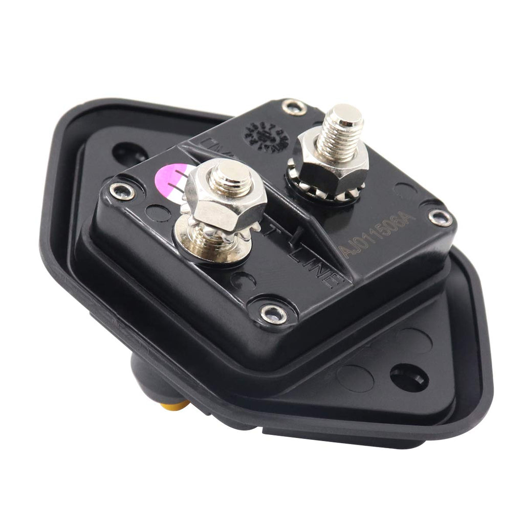 T Tocas E9 1/4" Studs 150A Amp Circuit Breaker w/Manual Reset Panel Mount