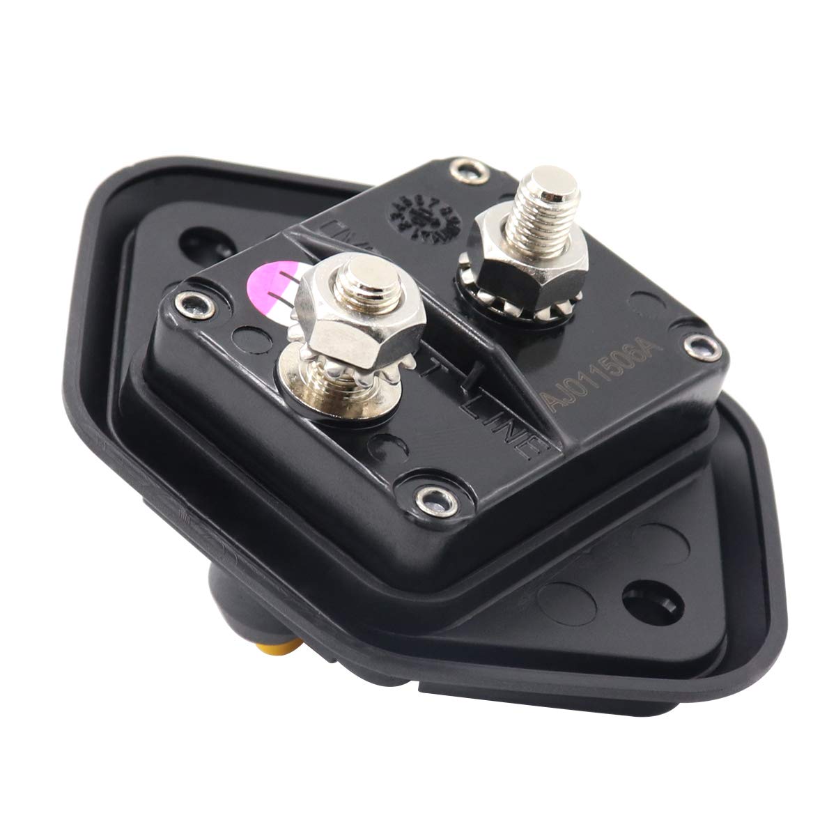 T Tocas E9 1/4" Studs 150A Amp Circuit Breaker w/Manual Reset Panel Mount