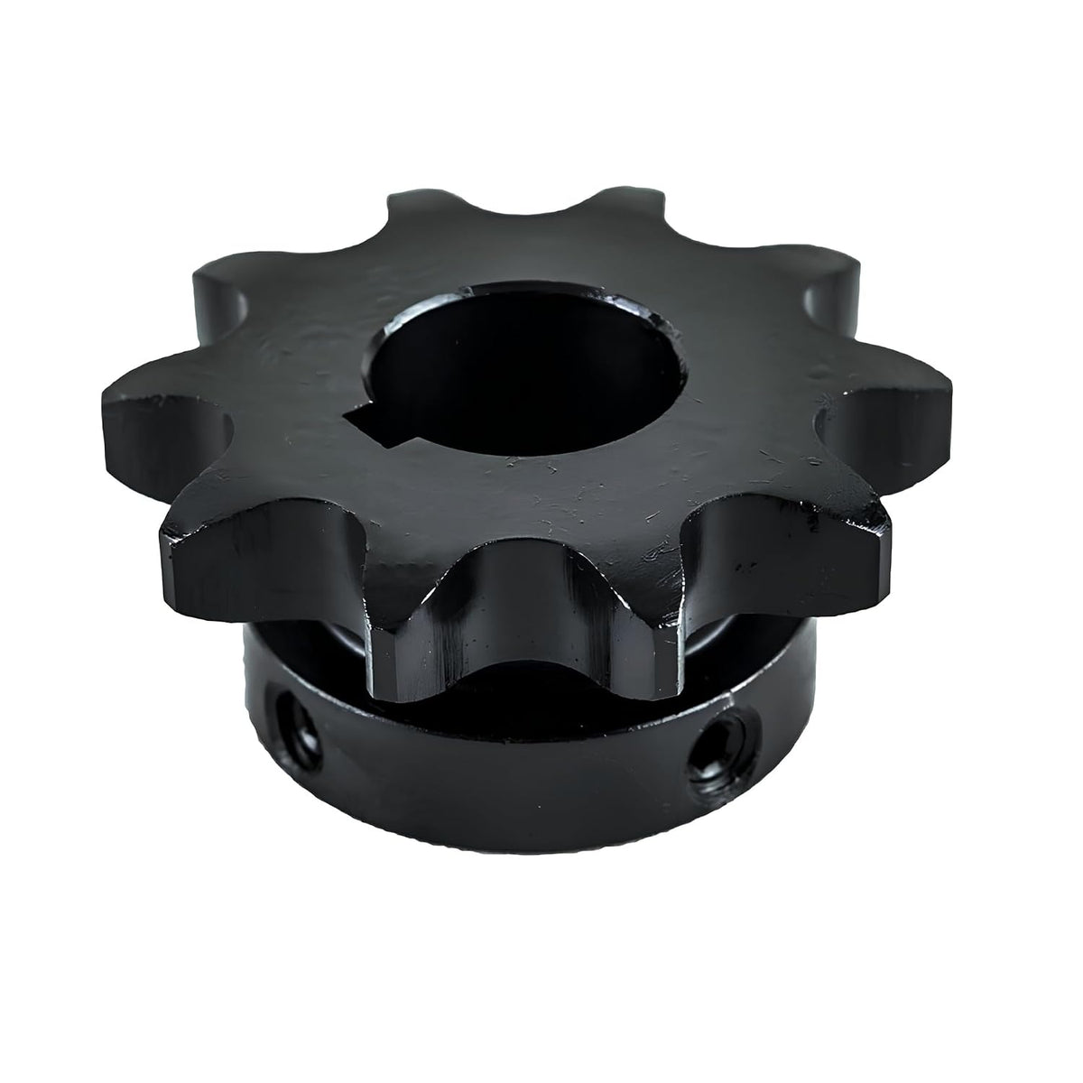 Jeremywell #60 Roller Chain Sprocket, 10 Tooth B-Hub, 1" Bore