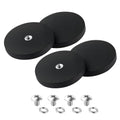4PC Rubber Coated Mounting Magnets, Anti-Scratch, 30LBs Neodymium Magnet Base with M4 Threaded Studs, for Light Strip, Cameras, Tools and Machines, Outdoor