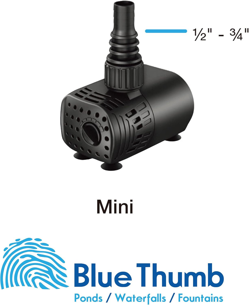 Blue Thumb Mini Mag-Drive 180 gph Fountain Pump (Model PB2538)