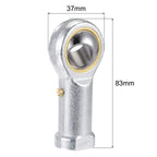 uxcell PHS16 Spherical Rod End Bearing 16mm Bore Self-Lubricated Joint Bearing M16x2.0 Right Hand Female Thread Connector