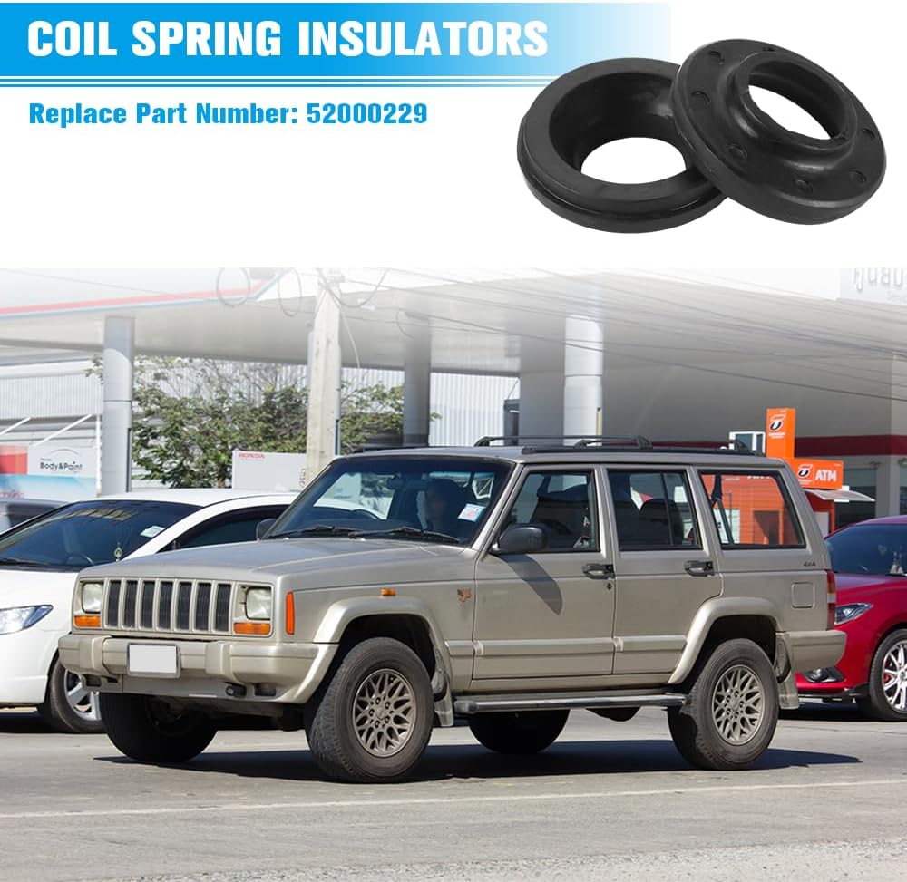 Front Upper Coil Spring Insulators 52000229 for Cherokee 2 pcs