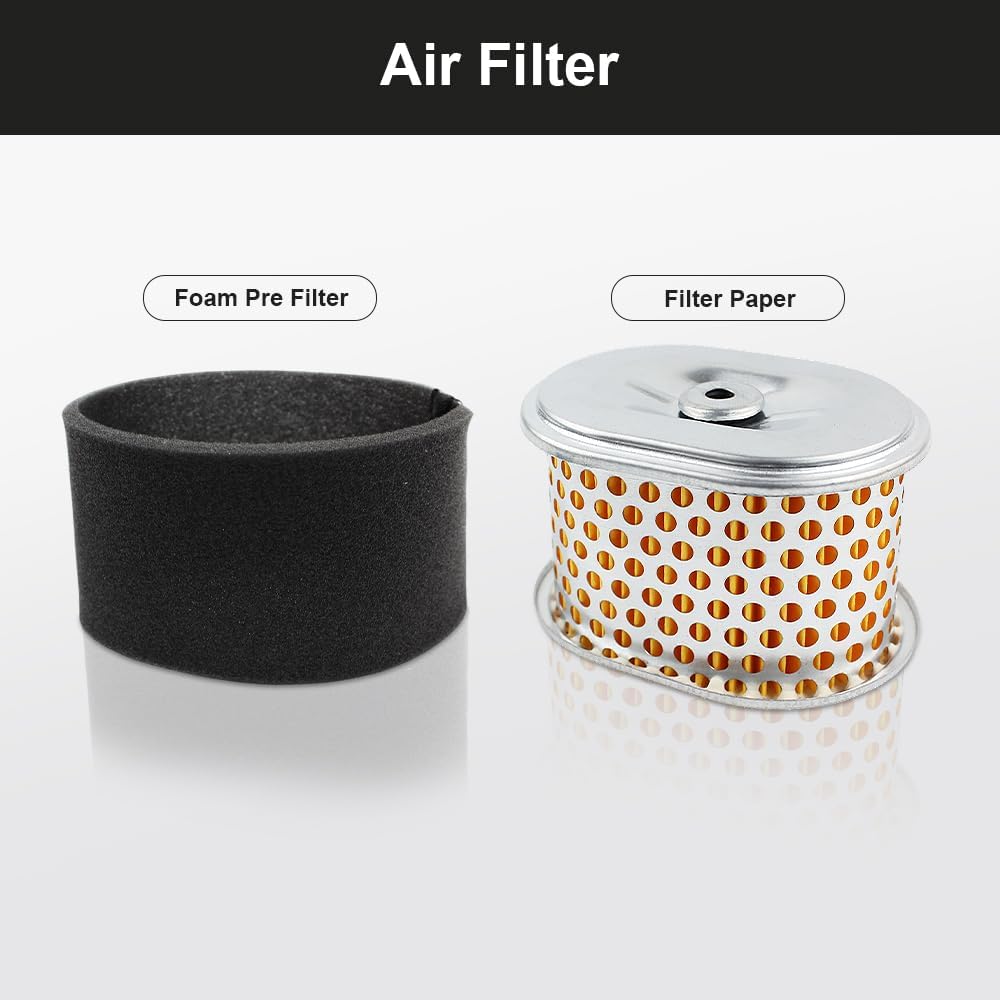 6 Pack GX160 GX200 Air Filter Compatible with Honda GX140 AFZE18 Engine and Fit for most 212CC, 196CC Gas OHV Engine, Replace 17210-ZE1-505 17210-Z4M-821 17210-ZE1-517 17210-ZE1-822