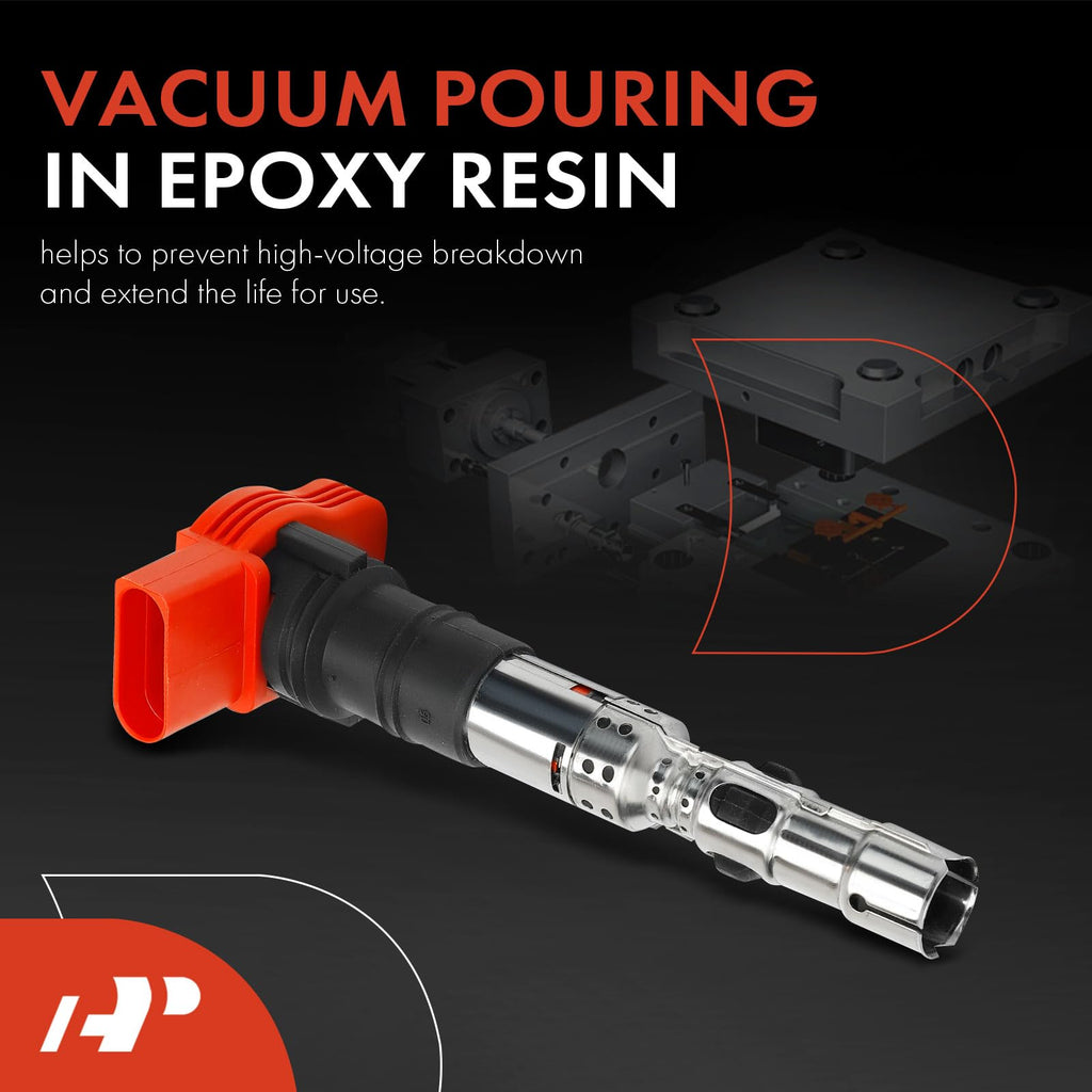 A-Premium Engine Ignition Coil Pack Compatible with Audi