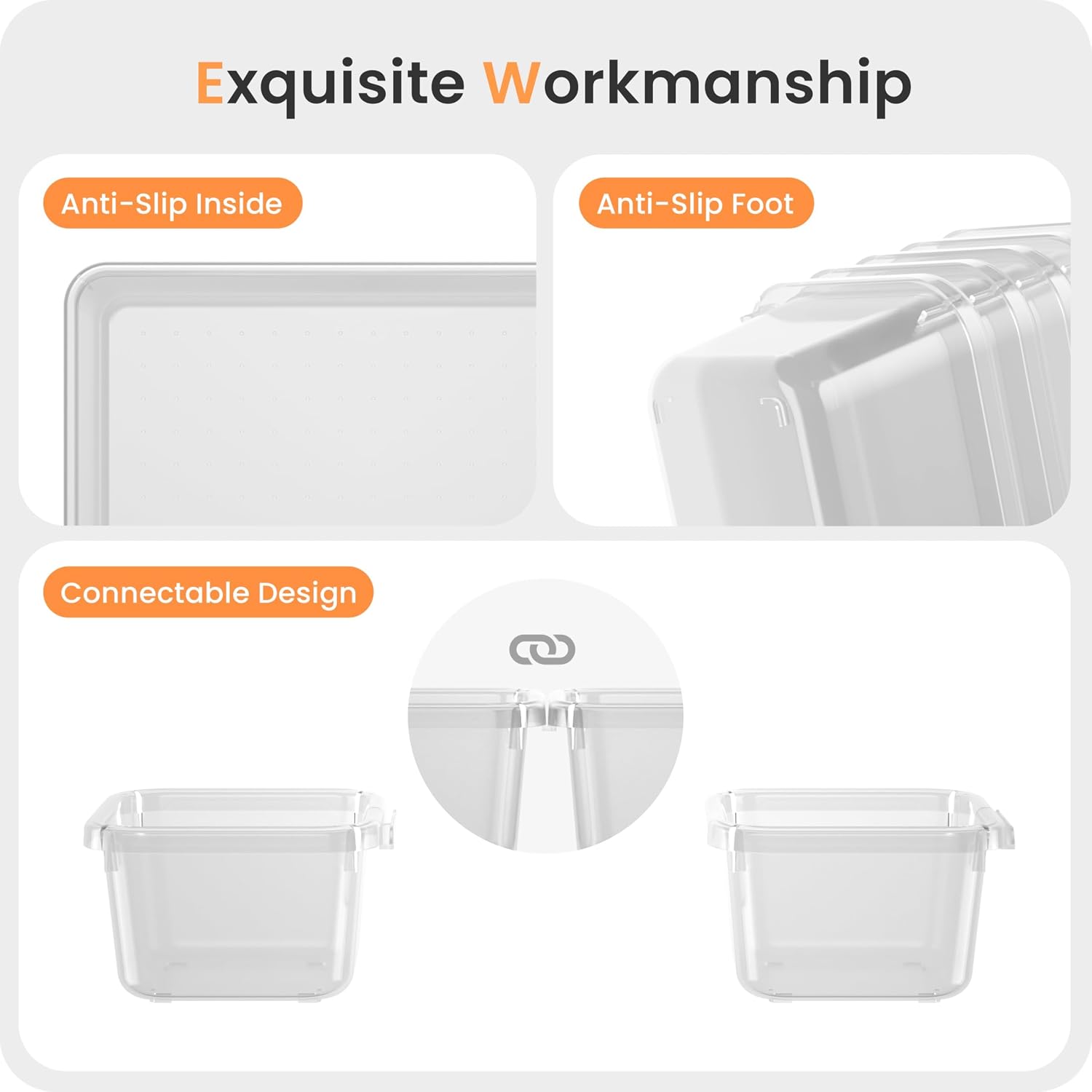 【Military Grade】 Drawer Organizer, 【𝟱𝗦𝗶𝘇𝗲】 Makeup organizer, 【Holds 177 Items】 Bathroom Organizers and Storage