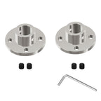 FOCMKEAS 2Pcs 12mm Flange Shaft Coupling, Rigid Coupling
