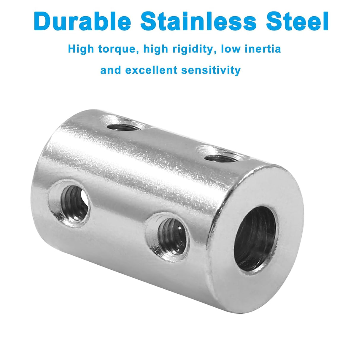 BokWin Rigid Coupling Set, 2 Pcs, 6mm to 6mm Shaft Coupler
