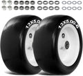 13x5.00-6 Flat Free Lawn Mower Tire and Wheel with 3/4" bearing bore, with 5/8" bearing sleeves, for Zero Turn Mower