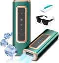 IPL Laser Hair Removal Device with Ice Cooling for Women and Men at Home,Infinite Flash,Painless epilator for face