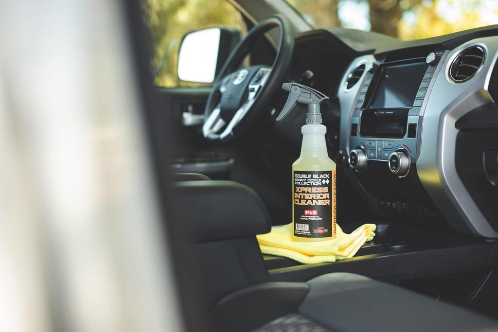 Xpress Interior Cleaner – Safe for Leather, Vinyl, Plastic & More, Removes Dirt, Grease & Oil, No Residue, Fresh