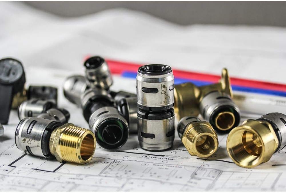 SharkBite 1/2 Inch EvoPEX Coupling, Pack of 6, Push to Connect Plumbing Fitting, PEX, K008Z6