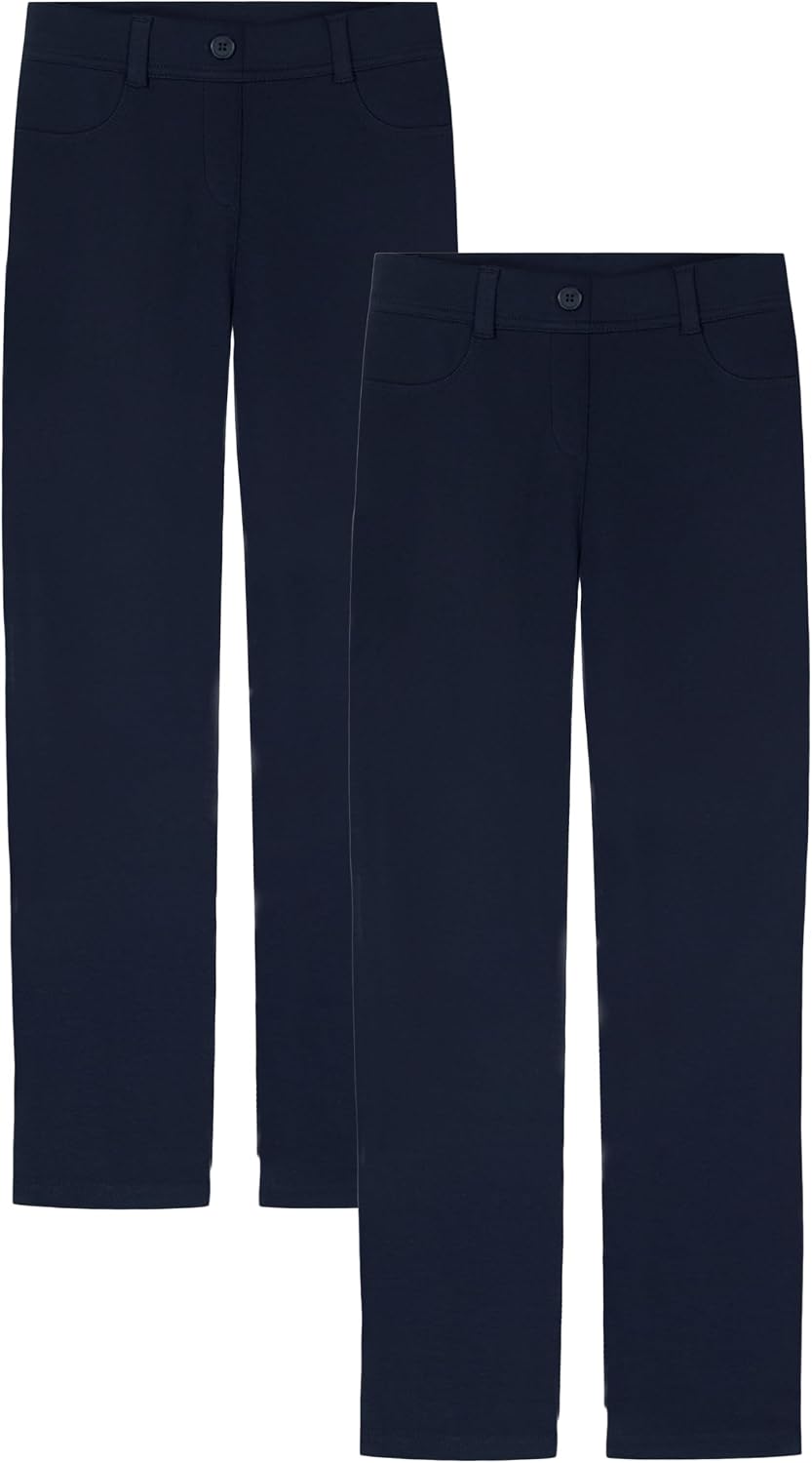 Girls' School Uniform Jegging Pant, 2-Pack