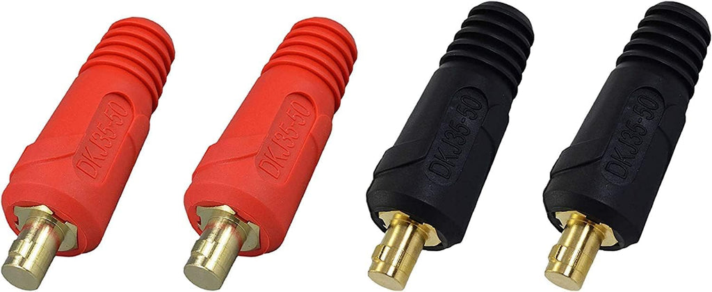 RIVERWELD TIG Welding Cable Panel Connector Plug DKJ35-50 315A 4pcs