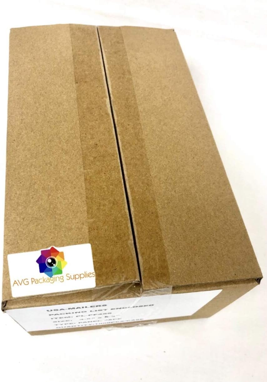 Packing List Enclosed Pouches (4.5" x 5.5") – Clear Adhesive Envelope Bag with Printing for Invoice Packing Slip –
