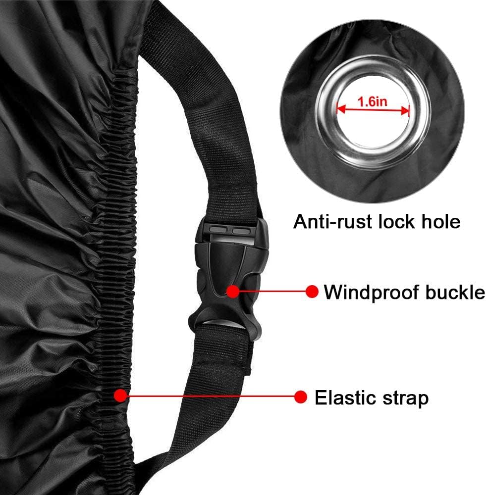 Motorcycle Cover All Season,Universal Weather Quality Waterproof Sun Outdoor Protection Scooter Shelter Tear Proof