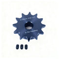 #40 Sprocket 12T 1/2" Bore Hardened Black Oxide