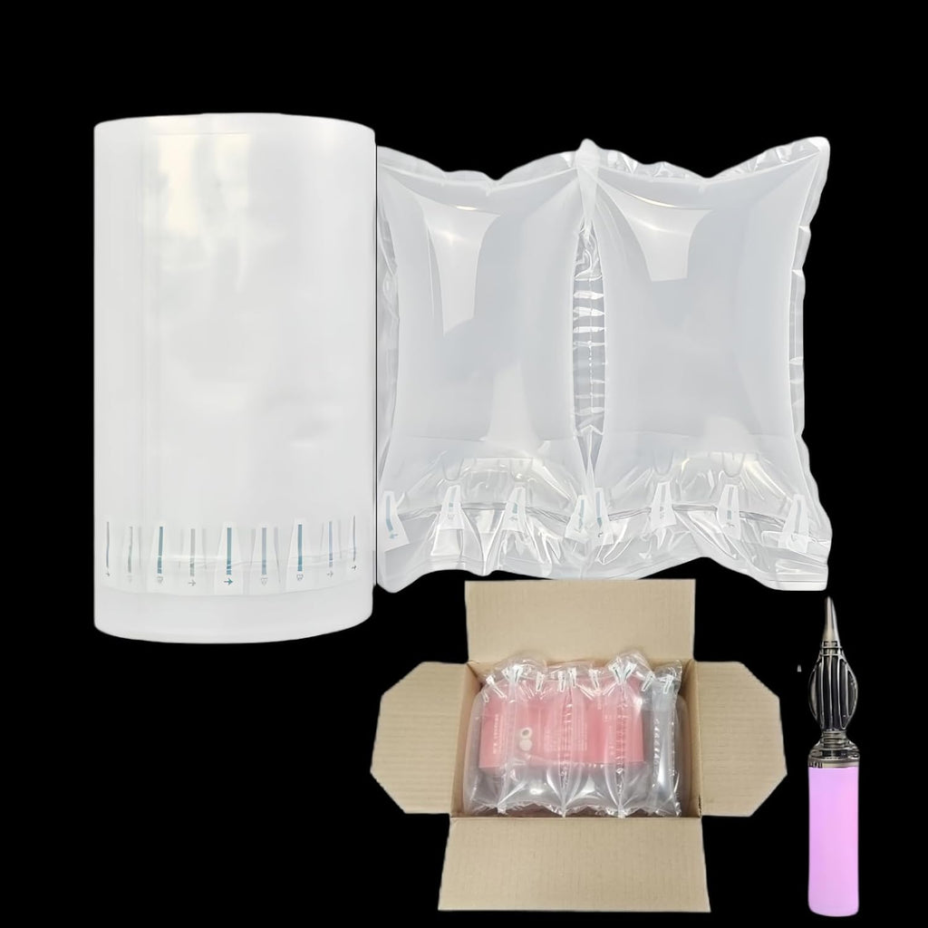 500 Count Inflatable Air Pillows for Shipping with Pump 4.7" x 7.8", Box Filler Purse Stuffer to Keep Shape
