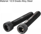 uxcell #10-24x1" Hex Socket Head Cap Screw Bolts 12.9 Grade Alloy Steel 50pcs